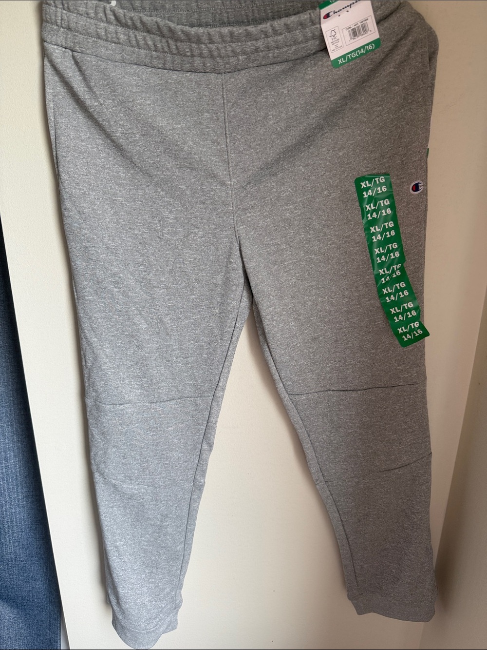 New with Tags Champion Gray Leggings | Boys’ Youth XL (14/16) Athletic Pants